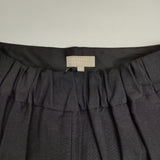 MARGARET HOWELL 578-1242004 PLAINWEAVE WOOL LINEN TROUSERS 定価46200円 パンツ ネイビー レディース マーガレットハウエル【中古】5-1207M∞