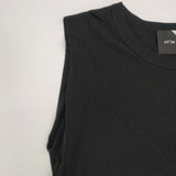 ATON 6766652 FRESCA TANK TOP タンクトップ キャミソール ノースリーブ Ｔシャツ カットソー ブラック レディース エイトン【中古】6-0605S∞