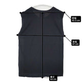 ATON 6766652 FRESCA TANK TOP タンクトップ キャミソール ノースリーブ Ｔシャツ カットソー ブラック レディース エイトン【中古】6-0605S∞