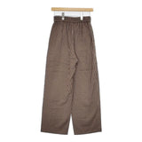 Demi-Luxe BEAMS イージーパンツ チェック パンツ ブラウン ベージュ レディース デミルクス ビームス【中古】6-0404M∞