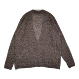 POSTELEGANT 未使用品 Baby Llama Hemp Knit Cardigan サイズS 定価52800円 カーディガン 24AW ブラウン レディース ポステレガント【中古】5-1108T♪