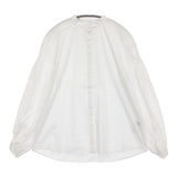 TOMORROWLAND ストレッチブロードピンタックブラウス サイズ36 定価23100円 シャツ 24SS ホワイト レディース トゥモローランド【中古】5-1108M♪