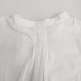 TOMORROWLAND ストレッチブロードピンタックブラウス サイズ36 定価23100円 シャツ 24SS ホワイト レディース トゥモローランド【中古】5-1108M♪