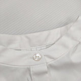 TOMORROWLAND ストレッチブロードピンタックブラウス サイズ36 定価23100円 シャツ 24SS ホワイト レディース トゥモローランド【中古】5-1108M♪