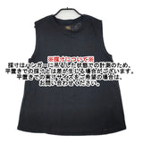 BATONER A-LINE BOAT NECK SLEEVELESS 定価7700円 BN-21SL-048 リネン ノースリーブ Ｔシャツ カットソー ブラック レディース バトナー【中古】6-0605S∞