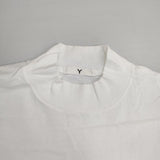 YLEVE Y ワイ ORGANIC COTTON JERSEY モック ネック サイズ1 170-3266310 半袖Ｔシャツ カットソー 23AW ホワイト ユニセックス イレーヴ【中古】6-0605S∞