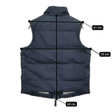 45R/45rpm インディゴオックスフォードダウンベスト サイズ2 定価41800円 ネイビー レディース フォーティーファイブアールピーエム【中古】5-1213T♪