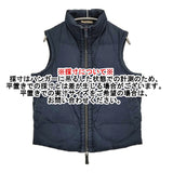 45R/45rpm インディゴオックスフォードダウンベスト サイズ2 定価41800円 ネイビー レディース フォーティーファイブアールピーエム【中古】5-1213T♪