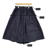 DANIELA GREGIS ドーバー購入 コットン ギャザー ロングスカート ネイビー レディース ダニエラグレジス【中古】5-1108M♪