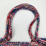 DANIELA GREGIS 編み込み ウール ニット トートバッグ レッド レディース ダニエラグレジス【中古】5-1108T♪