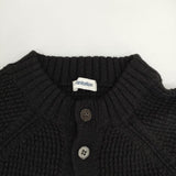 Plantation PL81KO102 ウール カーディガン ブラック レディース プランテーション【中古】5-1207T∞