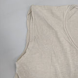 Plantation PL13JH295 コットン 製品染め ノースリーブチュニック ワンピース ベージュ レディース プランテーション【中古】6-0605S∞