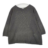 Plantation ペーパーニット PL21KM098 和紙 セーター ニット チャコールグレー レディース プランテーション【中古】6-0330M∞