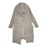 Plantation ウールニットカーディガン PL72KO159 ニットコート ローブ カーディガン グレージュ レディース プランテーション【中古】5-1207T∞