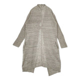 Plantation ウールニットカーディガン PL72KO159 ニットコート ローブ カーディガン グレージュ レディース プランテーション【中古】5-1207T∞