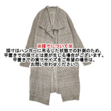 Plantation ウールニットカーディガン PL72KO159 ニットコート ローブ カーディガン グレージュ レディース プランテーション【中古】5-1207T∞