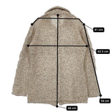 Plantation アルパカウール ニットジャケット PL43KO075 ジャケット ベージュ レディース プランテーション【中古】5-1207T∞