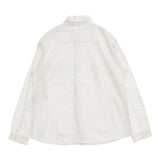 Plantation PL03FJ622 コットン スタンドカラー 日本製 製品洗い ブラウス シャツ ホワイト レディース プランテーション【中古】6-0322M∞