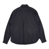 YAECA Comfort Shirt SNAP SHT コンフォートシャツ スナップボタン サイズS 161205 長袖シャツ ブラック レディース ヤエカ【中古】6-0322M∞