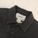 YAECA Comfort Shirt SNAP SHT コンフォートシャツ スナップボタン サイズS 161205 長袖シャツ ブラック レディース ヤエカ【中古】6-0322M∞