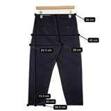 YAECA CONTEMPO テーパードパンツ 1762038 パンツ ネイビー NAVY レディース ヤエカコンテンポ【中古】6-0322G∞