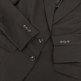PERSONS PERSON'S SUITS STYLE 洋服の青山 リクルート 2ボタンジャケット ウォッシャブル 13号 テーラードジャケット ブラック レディース パーソンズ【中古】6-0322M∞