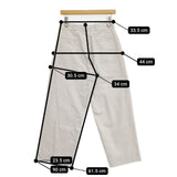 45R/45rpm おこめチノ908PANTS 定価27500円 サイズ1 チノパンツ オフホワイト レディース フォーティーファイブアールピーエム【中古】6-0228G∞