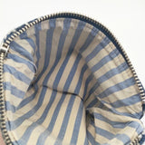 45R/45rpm ツイード 小物入れ ポーチ グレー ネイビー レディース フォーティーファイブアールピーエム【中古】5-1130G∞