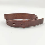 45R/45rpm ヴィンテージレザーのベルト（細）日本製 ナロー ベルト ブラウン レディース フォーティーファイブアールピーエム【中古】5-1130G∞