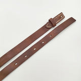 45R/45rpm ヴィンテージレザーのベルト（細）日本製 ナロー ベルト ブラウン レディース フォーティーファイブアールピーエム【中古】5-1130G∞