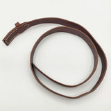 45R/45rpm ヴィンテージレザーのベルト（細）日本製 ナロー ベルト ブラウン レディース フォーティーファイブアールピーエム【中古】5-1130G∞