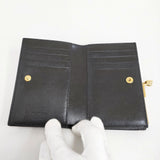 JIL SANDER GOJI PURSE SM 定価126500円 がま口 レザー 革 J07UI0015 P4840 二つ折り財布 ブラック レディース ジルサンダー【中古】5-1115G♪