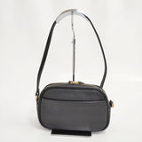 A-LOOK エールック レザーポーチ 革 ショルダーバッグ ブラック レディース【中古】6-0104G∞