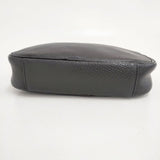 A-LOOK エールック レザーポーチ 革 ショルダーバッグ ブラック レディース【中古】6-0104G∞