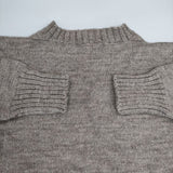 Le Tricoteur ガンジーセーター 英国製 ウール セーター ニット ベージュ レディース ル・トリコチュール【中古】5-1205T∞