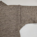 Le Tricoteur ガンジーセーター 英国製 ウール セーター ニット ベージュ レディース ル・トリコチュール【中古】5-1205T∞