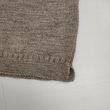 Le Tricoteur ガンジーセーター 英国製 ウール セーター ニット ベージュ レディース ル・トリコチュール【中古】5-1205T∞