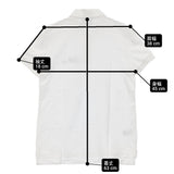 LACOSTE/PEANUTS 刺繍 コラボ スヌーピー 半袖 コットン サイズ34 ポロシャツ ホワイト レディース ラコステ/ピーナッツ【中古】6-0501S△