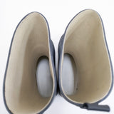 MHL. ミドル丈 PVC サイズ4 長靴 レインブーツ レインシューズ ネイビー レディース エムエイチエル【中古】6-0208G◎