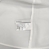NOBLE ボウタイノースリーブブラウス 日本製 プルオーバー コットン混 ブラウス シャツ ホワイト レディース ノーブル【中古】6-0501S△