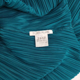 PLEATS PLEASE ISSEY MIYAKE プリーツ Vネックワンピース サイズ3 チュニック ターコイズブルー レディース プリーツプリーズ【中古】6-0111M∞