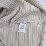 PLEATS PLEASE ISSEY MIYAKE PP33KK793 CREPE KNIT リブ タートルネック 定価47300円 セーター ニット ベージュ レディース プリーツプリーズ【中古】5-1208T∞