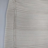 PLEATS PLEASE ISSEY MIYAKE PP33KK793 CREPE KNIT リブ タートルネック 定価47300円 セーター ニット ベージュ レディース プリーツプリーズ【中古】5-1208T∞