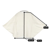 SOEJU ライトクロスコクーンシルエットブラウス サイズM 定価12100円 S-01-SB-049 ブラウス シャツ ホワイト レディース ソージュ【中古】5-1108M♪