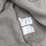 GALERIE VIE リネン Vネックブラウス 定価20900円 23-01-81-01103 ブラウス シャツ グレー レディース ギャルリーヴィー【中古】6-0404M∞