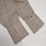 GALERIE VIE リネン Vネックブラウス 定価20900円 23-01-81-01103 ブラウス シャツ グレー レディース ギャルリーヴィー【中古】6-0404M∞