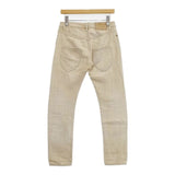 mina perhonen コットン リネン always ps4200 34 カラー デニムパンツ ベージュ レディース ミナペルホネン【中古】6-0228G∞