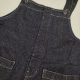 nest Robe/UpcycleLino 01231-1327 デニムサロペット 定価30800円 サロペット ネイビー レディース ネストローブ/アップサイクルリノ【中古】6-0111M∞