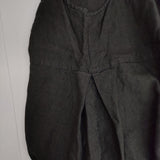 nest Robe ブラックリネンバックVネックノースリーブワンピース 01222-1194-8 ワンピース ブラック レディース ネストローブ【中古】6-0111M∞