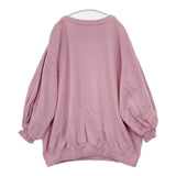nest Robe/UpcycleLino 01221-1034 ルーズプルオーバー スウェット ピンク レディース ネストローブ/アップサイクルリノ【中古】6-0111M∞